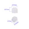 Skweawert 20 PCS RJ11 Port Anti-dust Plugs, Silicone Covers Caps Stoppers, Port Protector for End Computer Digital Socket Printer, 0.37 x 0.3 (LxW) view 2