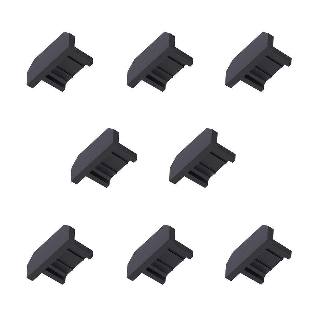 Skweawert 10 PCS Micro USB Port Anti-dust Plugs, Silicone Covers Caps Stoppers, Port Protector for PC Laptop Notebook Computers, Other Devices, 0.26 x 0.09 (LxW)