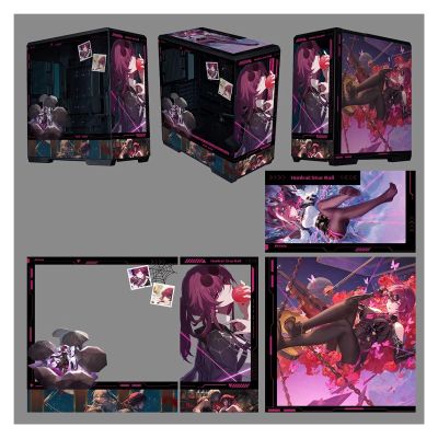 HDYDSSD Computer Cases, Mid-Tower PC Gaming Case ATX/M-ATX/ITX - Front I/O USB 3.0 /Type-C Port - 270 Panoramic View Tempered Glass Panel - 10 Fan Installation Position