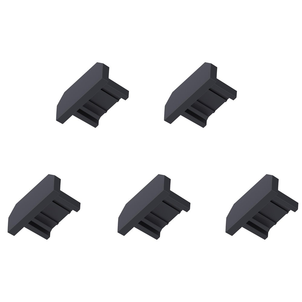 Skweawert 5 PCS Micro USB Port Anti-dust Plugs, Silicone Covers Caps Stoppers, Port Protector for PC Laptop Notebook Computers, Other Devices, 0.26 x 0.09 (LxW)