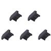 Skweawert 5 PCS Micro USB Port Anti-dust Plugs, Silicone Covers Caps Stoppers, Port Protector for PC Laptop Notebook Computers, Other Devices, 0.26 x 0.09 (LxW) view 1