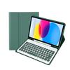 Aidashine Keyboard Case for iPad 10th Generation(10.9",2022)-Keyboard Case with Pencil Holder,Detachable Bluetooth Keyboard,Deep Green view 1