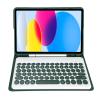 Aidashine Keyboard Case for iPad 10th Generation(10.9",2022)-Keyboard Case with Pencil Holder,Detachable Bluetooth Keyboard,Deep Green view 3