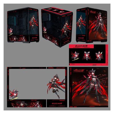 HDYDSSD Computer Cases, Mid-Tower PC Gaming Case ATX/M-ATX/ITX - Front I/O USB 3.0 /Type-C Port - 270  Panoramic View Tempered Glass Panel - 10 Fan Installation Position