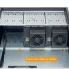 Generic ZhenLoong Full Tower 8 Bay Hard Drive hot-swap SAS SATA NAS Computer case ITX MATX ATX EATX EEB Server GPU Graphic Workstation Chassis with 12Gb backplane/SFF8643 Interface view 4