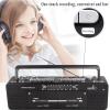 KEhtu Cassette Player, Multi-Function Dual-Card Recorder, Supports U Disk/TF Card Playback, Tape to U Disk, TF Card Mutual Transcription, AC/DC Dual-Mode Power Supply view 3