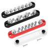 Car Terminal Block Negative Bus Bar 12V 150A Terminal Block 12V Power Distribution Block M8 Termianl Bus for Automotive Boat 1Pcs(4XM8 and 6XM4) view 1