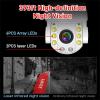 8MP Camera Outdoor Wifi Ip Camera Outdoor 30X Zoom Security Protection PTZ Cam 120M IR Distance Home Security Camera Emergency Strobe Light Alarm,Camera no card view 4