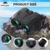 Dicoria Hans 10x25 Compact Binoculars for Adults Kids, Small Binoculars for Cruise, Bird Watching, Travel, Theatre and Concerts view 2