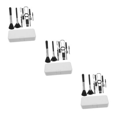 OUNONA 3sets Portable Headphone Kit Earphone Cleaning Tool Electronics Cleaning