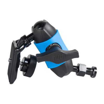 Kupo Super Knuckle Hex Baby Stud with 1/4"-20 Camera Plate, Dual Ball Joint Articulation, Modular Design, and Precision Positioning for Cameras, Monitors, and Accessories (KG124311)