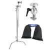 Kupo 40" C-Stand Overhead Shooting Kit 1, Professional Overhead Rig for Photography and Video Flat Lay Food and Product Shooting with Sliding Leg Stand, Grip Arm, and Studio-Ready (KS708112) view 1