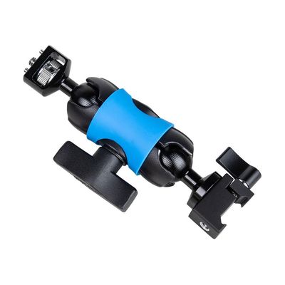Kupo Super Knuckle Double Socket Arm with NATO Clamp and 1/4"-20 Detachable ARRI Locating Pin for Professional Camera Rigs (KG116911)