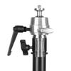 Kupo Heavy-Duty 3/8"-16 Male to TVMP Swivel Adapter with 38mm Ball Head, Large Locking Handle and Dual Baby and Junior Compatibility (KG402612) view 2