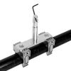 Kupo Universal Single LED Tube Holder with Detachable 5/8" Baby Pin for T-12 LED Tubes 38-42mm with Grip Mounting Options (KG304212) view 3