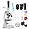 64X-2400X Monocular Optical Microscope Elementary School Children Science Experimental Biology Microscope Digital Microscope Metal Body view 1