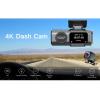 Front Rear Dual Dash Cam - 4K 1080P, 1.47 Inch Screen, Night and Parking Monitoring, for Drivers Seeking Road Condition Recording and Real Time Video Sharing view 2