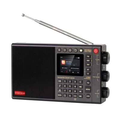 CHOYONG LC90 Internet Radio Professional Multi-Functional SmartMulti-Band WIFI/4G Global Version choyoung Portable Radio FM/LW/MW/SW/SSB Shortwave Radio Bluetooth,TFCard,All World Radios