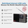 CHOYONG LC90 Internet Radio Professional Multi-Functional SmartMulti-Band WIFI/4G Global Version choyoung Portable Radio FM/LW/MW/SW/SSB Shortwave Radio Bluetooth,TFCard,All World Radios view 2