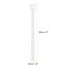 HARFINGTON 60pcs Reusable Cable Ties, 8 x 1/2" Fastening Cable Straps, Adjustable Cord Wire Management Organizing Self Gripping Ties Hook & Loop for Office, Home, Data Centers, White view 2