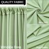 20x10FT Wrinkle Free Sage Green Backdrop Curtains for Parties Green Curtain Backdrop for Baby Shower Green Drapes for Birthday Party Photography Background Soft Fabric 5ft x 10ft, 4 Panels view 3