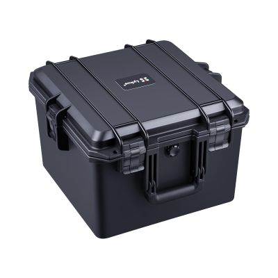 Lykus HC-3630 Waterproof Hard Case with Customizable Foam Insert, Interior Size 13.98x13.98x10.63 in, Suitable for camera, lens, drone, mic, flashlight, projector, electronics, tools, and more