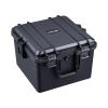 Lykus HC-3630 Waterproof Hard Case with Customizable Foam Insert, Interior Size 13.98x13.98x10.63 in, Suitable for camera, lens, drone, mic, flashlight, projector, electronics, tools, and more view 1