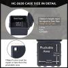 Lykus HC-3630 Waterproof Hard Case with Customizable Foam Insert, Interior Size 13.98x13.98x10.63 in, Suitable for camera, lens, drone, mic, flashlight, projector, electronics, tools, and more view 3