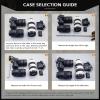 Lykus HC-3630 Waterproof Hard Case with Customizable Foam Insert, Interior Size 13.98x13.98x10.63 in, Suitable for camera, lens, drone, mic, flashlight, projector, electronics, tools, and more view 4
