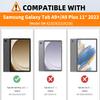 YBFJCE Folio Case for Samsung Galaxy Tab A9 Plus Tablet 11 inch 2023, Premium PU Leather Smart Cover with Card Slots, for Samsung Galaxy Tab A9+ Tablet SM-X210/SM-X215/SM-X216B Case, Red view 2