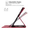 YBFJCE Folio Case for Samsung Galaxy Tab A9 Plus Tablet 11 inch 2023, Premium PU Leather Smart Cover with Card Slots, for Samsung Galaxy Tab A9+ Tablet SM-X210/SM-X215/SM-X216B Case, Red view 4