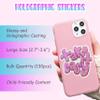130 Pcs Motivational Holographic Stickers for Teens Adults - Inspirational Scrapbook Decals for Journaling, Waterproof Vinyl Mental Health Quotes for Laptops Bottles view 3