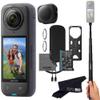Insta360 X4 Basic Bundle-8K Waterproof 360 Action Camera with 1/2" 48MP Sensors, 8K 360 HDR Video, 72MP 360 Photo, 4K Single-Lens |Bundle Includes Selfie Stick, Lens Cap view 1
