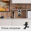 BRAINWAVZ The Grebe - Headphone & Dual Game Controller Holder - Attaches to Side of Desk, Under Desk Headset Holder, Suitable for All Headphones & Gamepads view 3