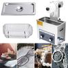 LZDOYY Digital record cleaning machine / 6L ultrasonic cleaner / 40000Hz 180W power adjustable / 0-30 min timer & temperature control/automatic rotation with lifting platform,220V view 1