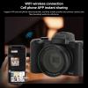 5K Digital Camera, 64MP AF Auto Focus Anti Shake Vlogging Camera, 5X Optical Zoom Front & Rear Dual Lens Professional Vintage Camera with 3.2 Screen for Photography (US Plug) view 4