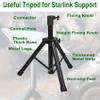 Portable Tripod Mount Bracket Stand Compatible Starlink Internet Kit Satellite, for Gen 2 Standard Actuated,and High Performance version, Easy Carrying When Camping, Outdoor, RV travel,Courtyard view 4