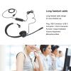 Telephone Headset, HD Microphone, Lightweight Design, Clear Calls, Noise Cancelling, Adjustable Speaker Volume, Mute Function, Long Cable, for PC Laptop Phone Tablet, Home view 4