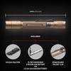 Streamlight 88137 ProTac 2AA-X USB 550-Lumen 10,250-Candela Personal Carry Tactical Flashlight, Rechargeable Capable, Coyote view 4