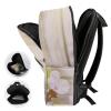 17 Inch Travel Backpack Lightweight Waterproof Casual Laptop Backpack Hiking Camping Daypack for Women Men Spring And Flower view 4