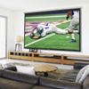 ZYXQQJ Manual Pull Down Projector Screen HD Retractable Movie Screen 40" 50" 60" 72" Projection Screen 4K for Indoor Outdoor(4:3,72inch) view 1