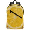 17 Inch Travel Backpack Lightweight Waterproof Casual Laptop Backpack Hiking Camping Daypack for Women Men Summer Lemon view 1