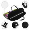 17 Inch Laptop Shoulder Bag Waterproof Portable Laptop Case Sleeve Messenger Bag for Women Men Colorful Easter Egg view 3