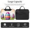17 Inch Laptop Shoulder Bag Waterproof Portable Laptop Case Sleeve Messenger Bag for Women Men Colorful Easter Egg view 4