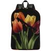 17 Inch Travel Backpack Lightweight Waterproof Casual Laptop Backpack Hiking Camping Daypack for Women Men Flower view 1