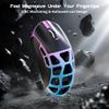 FELICON  Attack Shark R3 Magnesium Alloy Wireless Gaming Mouse, Skeletal Design, PAW3395, 26K DPI, 8KHz Polling, 46g, Tri-Mode with Coiled Cable, Programmable Mice, Cloud Driver(Purple&Tape) view 4