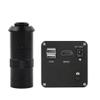ZTBH Microscope Accessories Kit 4K 32MP UHD 1080P HDMI Industry Video Microscope Camera with 100X Lens for Machine PCB Board CPU Repair Soldering Measurement Function Microscope Slides view 1