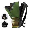 17 Inch Travel Backpack Lightweight Waterproof Casual Laptop Backpack Hiking Camping Daypack for Women Men Peace Frog Tree view 4