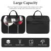 17 Inch Laptop Shoulder Bag Waterproof Portable Laptop Case Sleeve Messenger Bag for Women Men Red Wine Glasses view 4