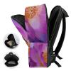 17 Inch Travel Backpack Lightweight Waterproof Casual Laptop Backpack Hiking Camping Daypack for Women Men Flower view 4